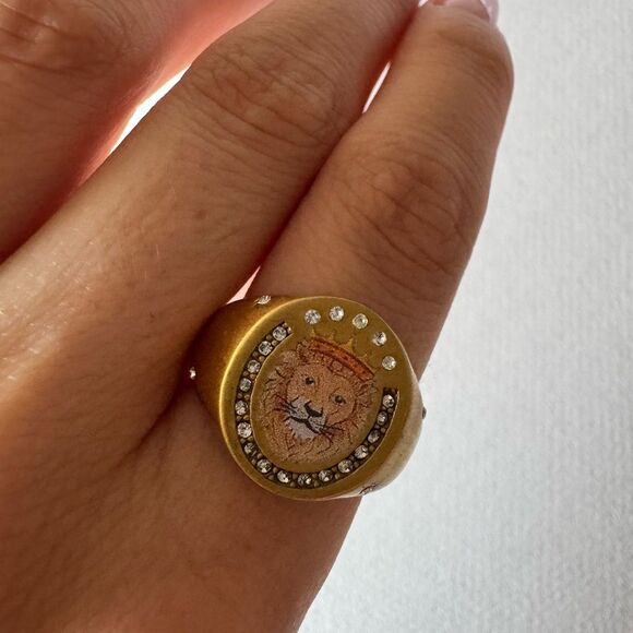 Elegant Gold tiger Ring M522 - Picture 4 of 4